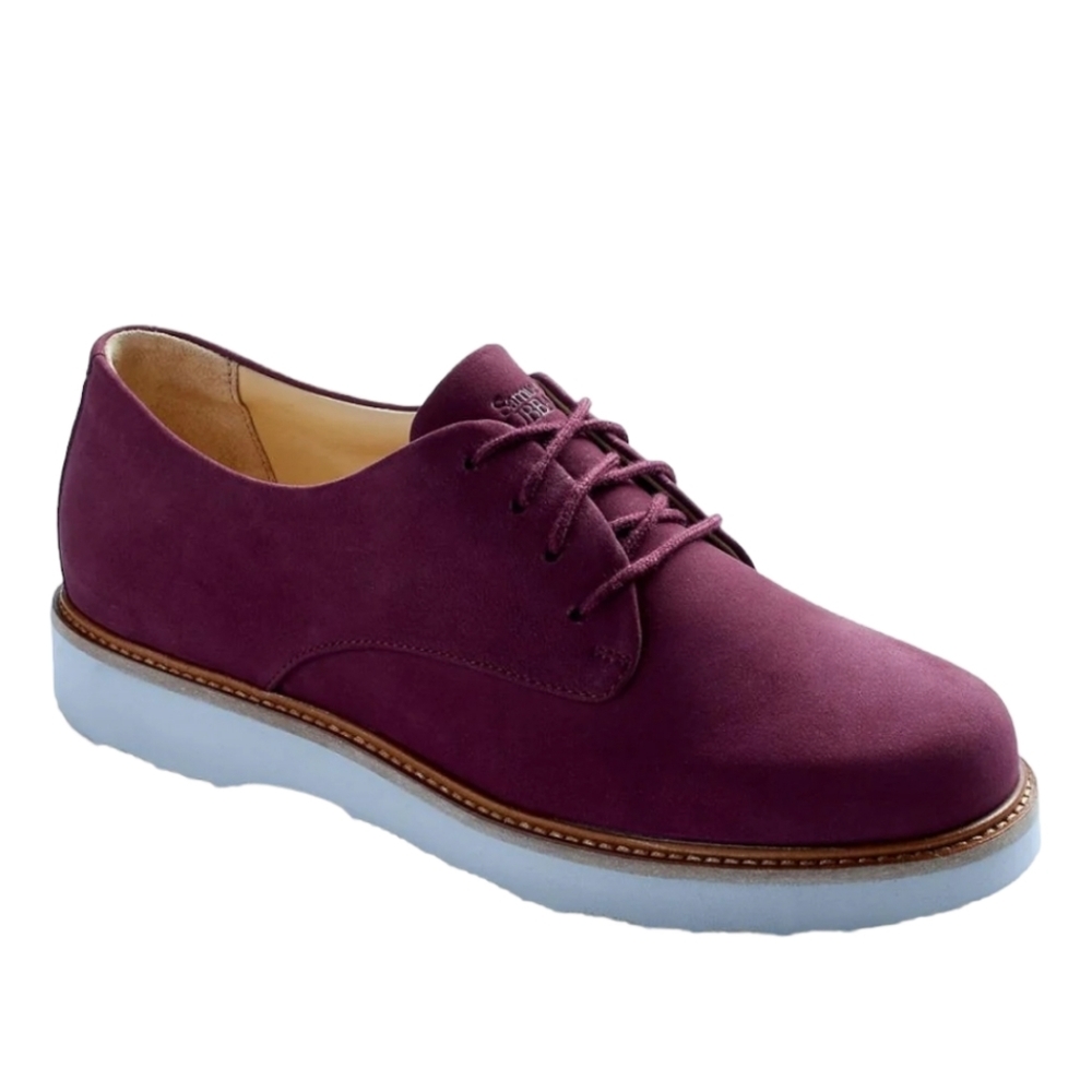 NWT Hubbard Free Nubuck Plum Suede Loafers Burgundy Color Size 7